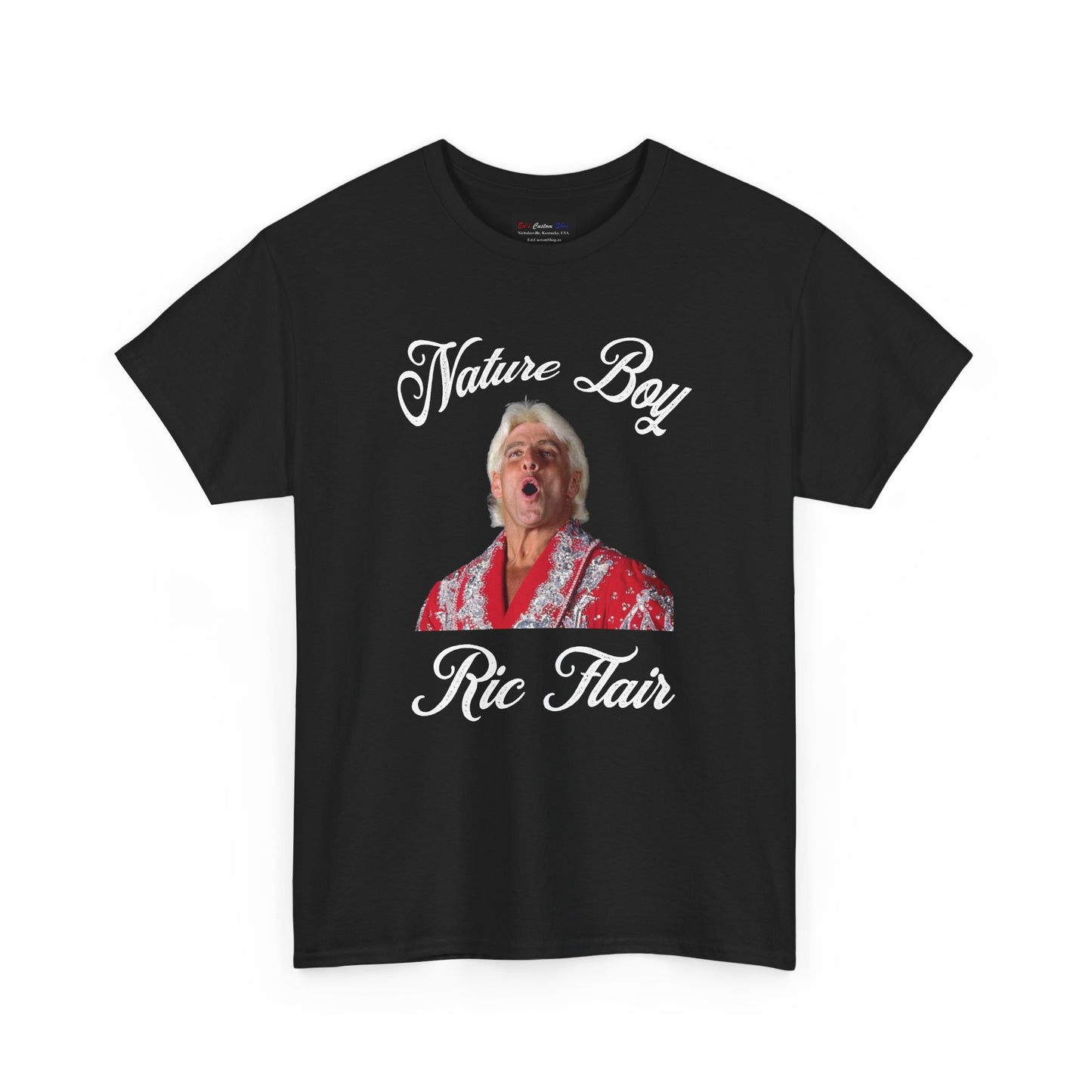 Nature Boy Ric Flair Unisex Heavy Cotton Tee - Vintage Wrestling Shirt