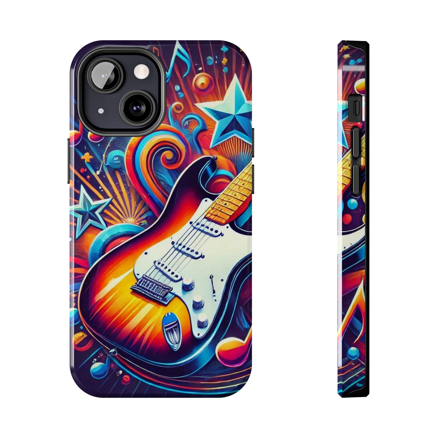 Vibrant Guitar Phone Case - Perfect for Music Lovers