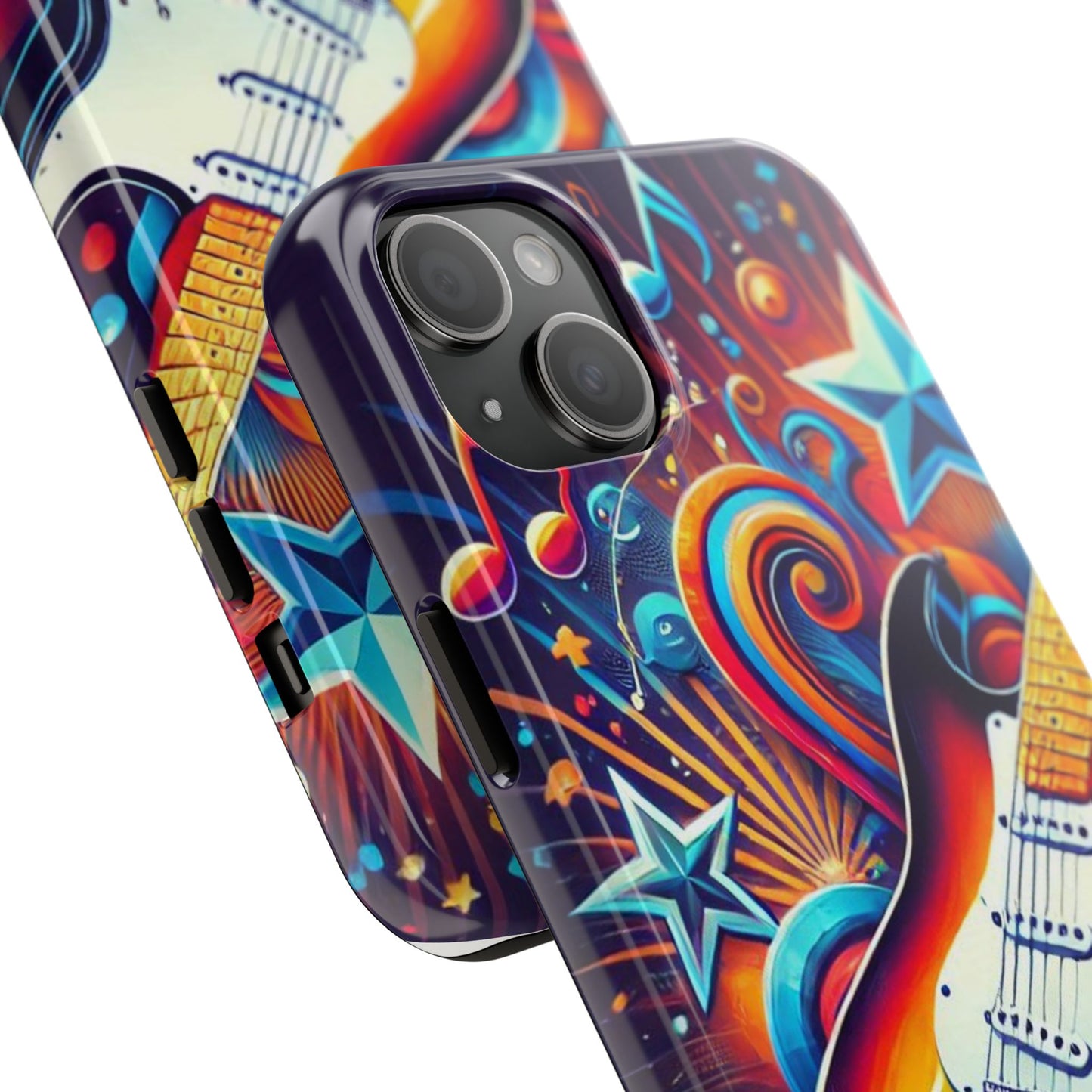 Vibrant Guitar Phone Case - Perfect for Music Lovers